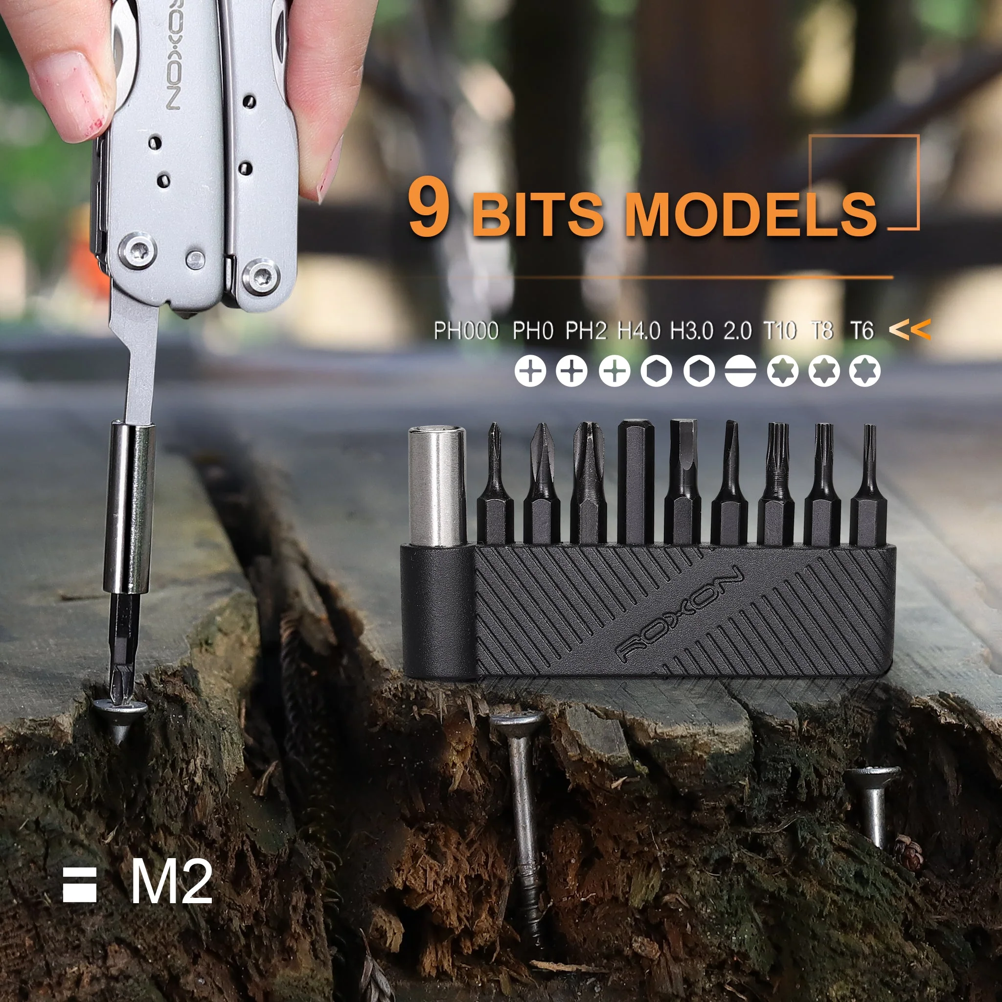 ROXON 4mm 9-Piece Extended Bits Set - Image 4