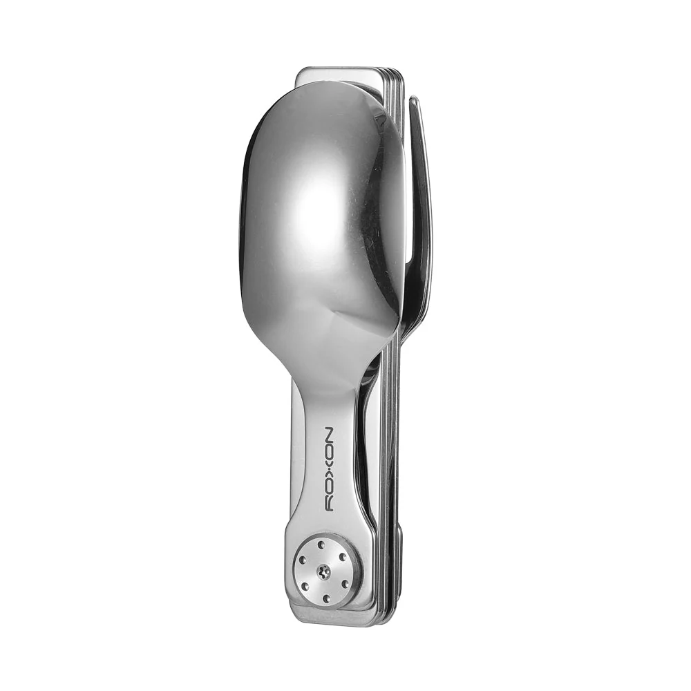 3-in-1 Folding Cutlery Travel Set - Image 3