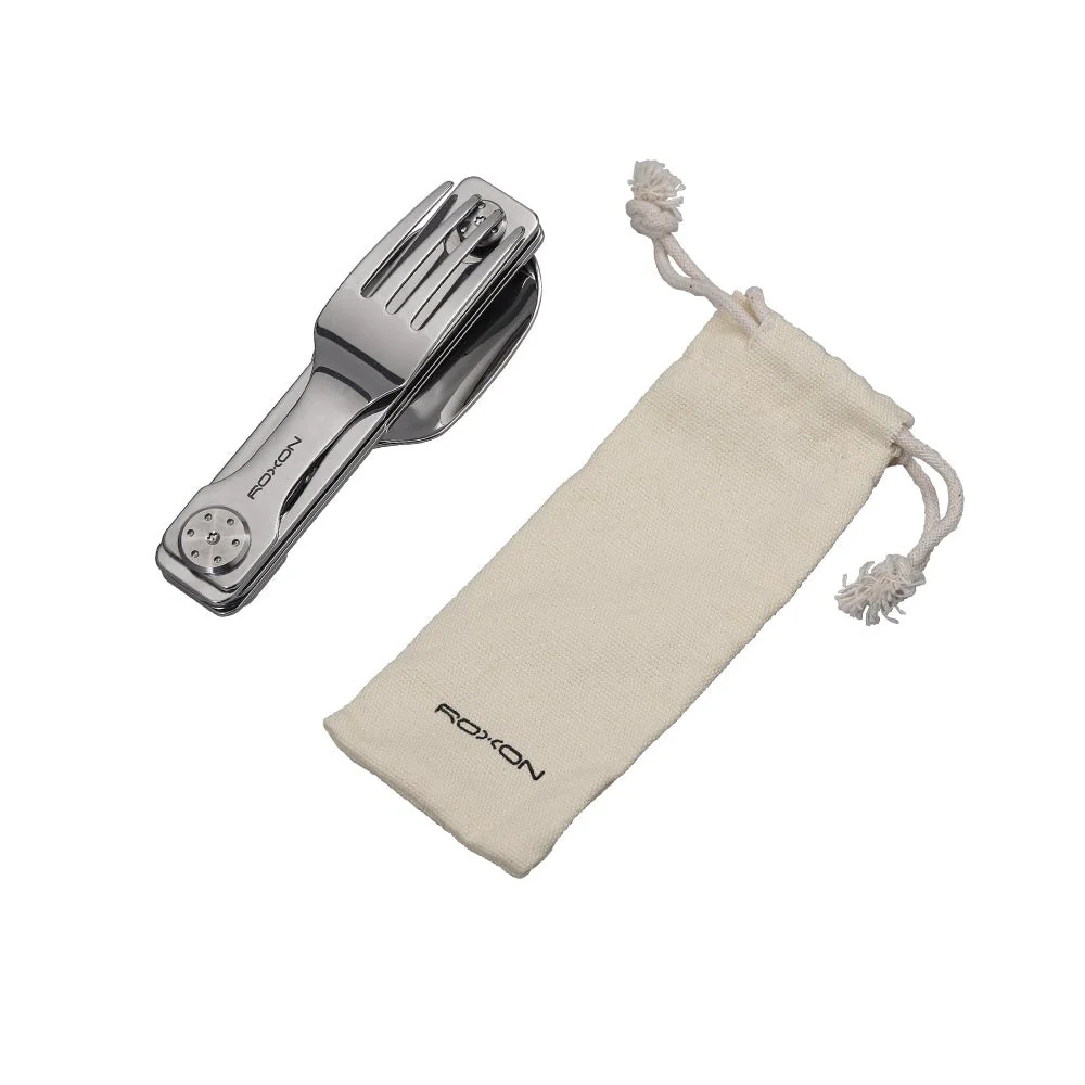 3-in-1 Folding Cutlery Travel Set - Image 5
