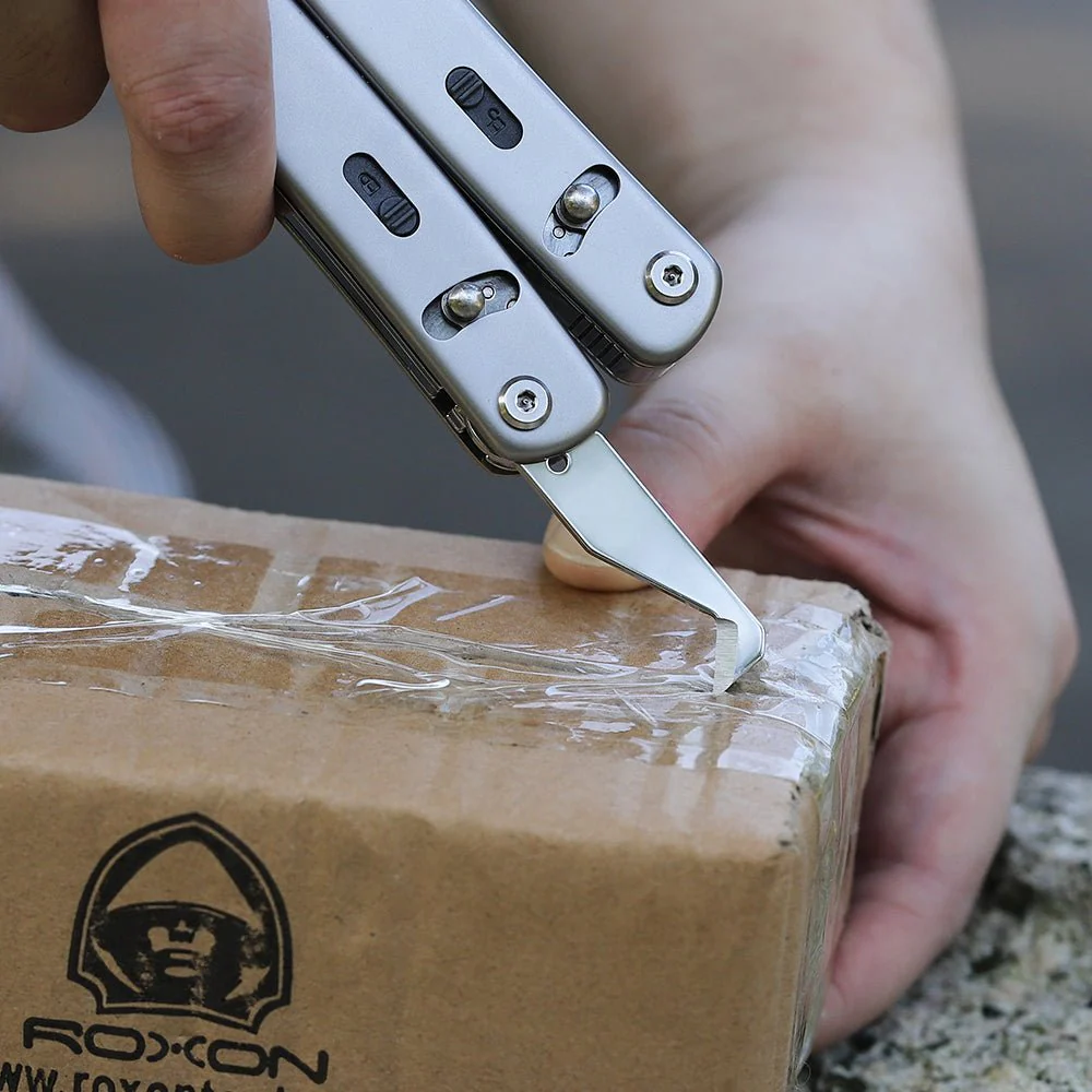 Stainless Steel Box Cutter - Short, 1 slot - Image 5
