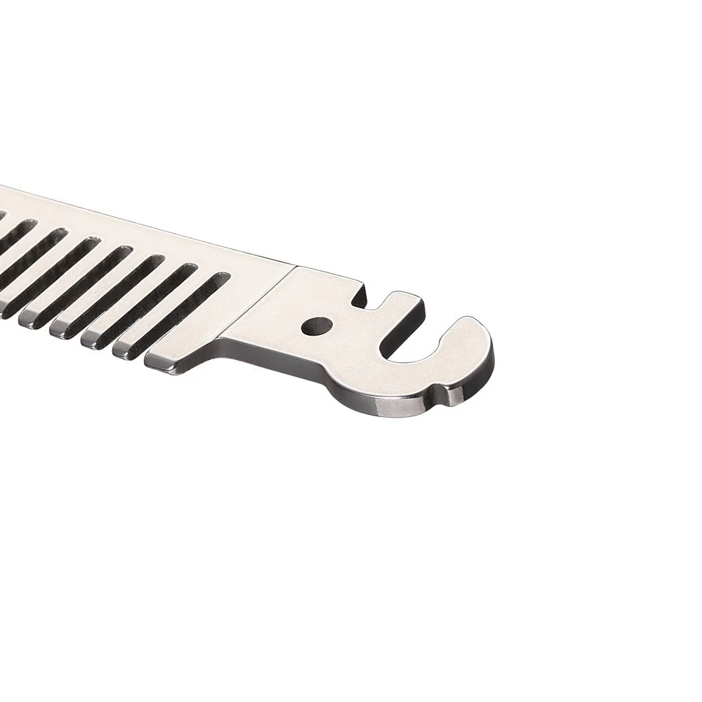 Stainless Steel Comb - Long, 1 slot - Image 4