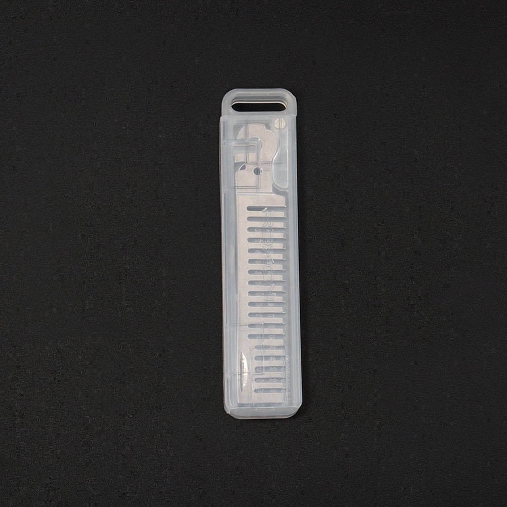Stainless Steel Comb - Long, 1 slot - Image 6